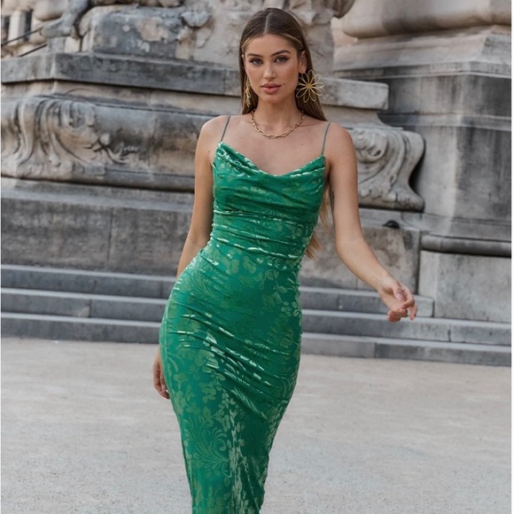 Rent Runaway The Label Emerald Pretoria Maxi Dress